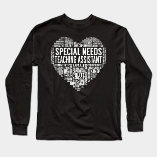 Special Needs Teaching Assistant Heart Long Sleeve T-Shirt